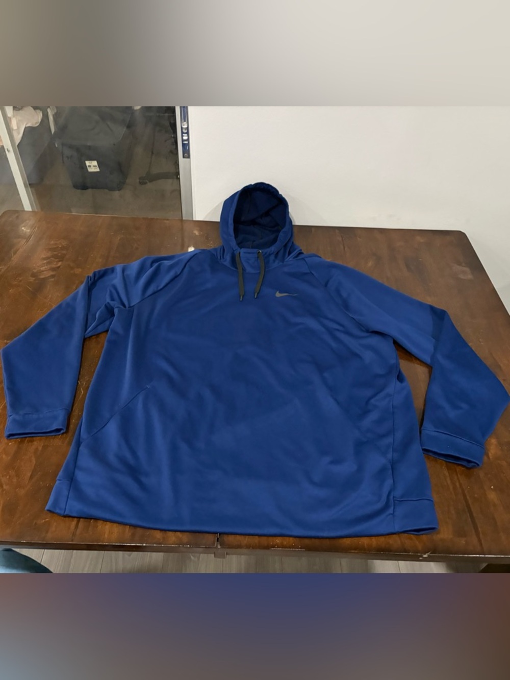 Nike Dri-Fit Navy Blue Athletic Hoodie Men’s Size 4XL Tall